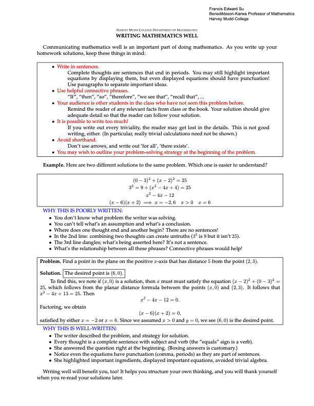 Problem Set Success Guide